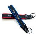 2025 Custom Fabric Jettag Key Tag No MOQ Embroidered Keychain/Keyring Square Pattern for Key Holder and Decoration