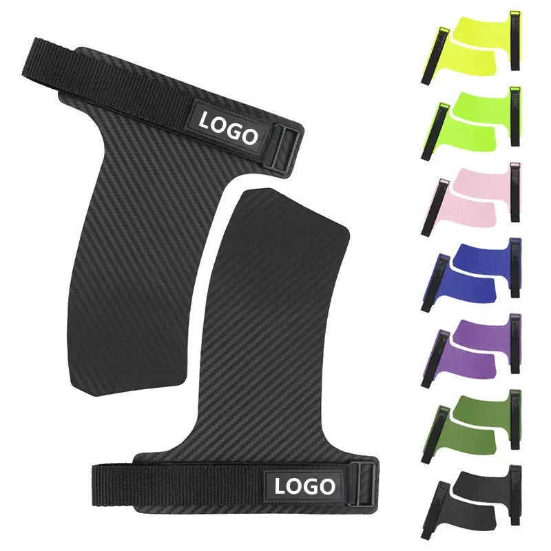 Custom Logo and Color No-hole 3 Hole Leather Gymnastics Hand Grips Protector for Cross Fit Weightlifting Gym Exercise Workout