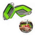 Plastic Collapsible Flexible PP + TPR Eco-Friendly Kitchen Use Basket Strainer-Boming BM-WB24