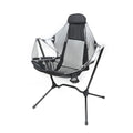 Temphiking Adult Outdoor 900D Oxford Cloth Foldable Portable Rocking Moon Rocking Chair for Camping & Park Use
