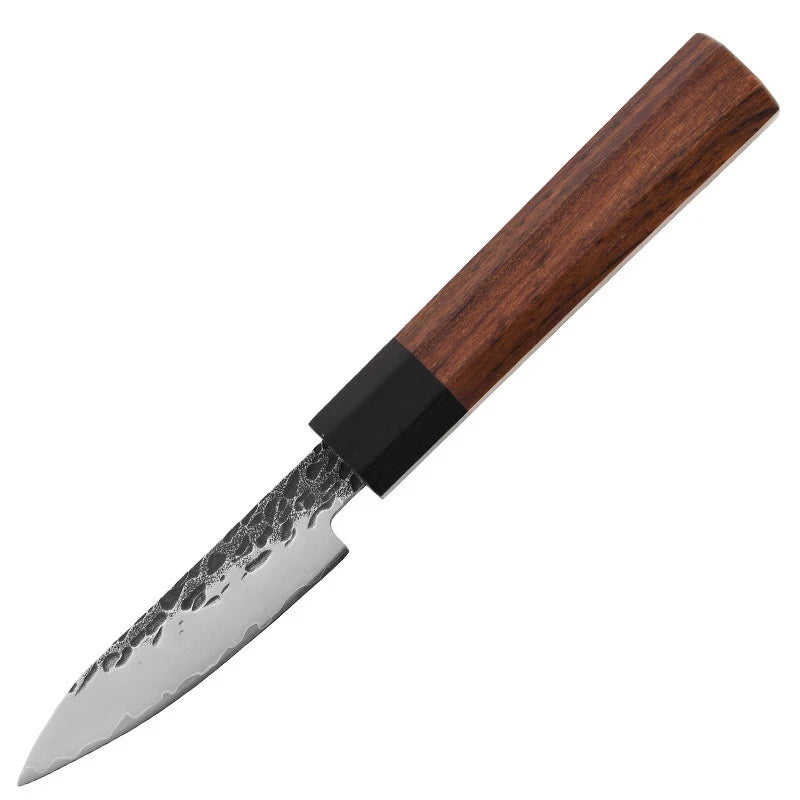 Professional Quality Eco-Friendly Ambidextrous Wood Handle 3.5 Inch High Carbon 3 Layer 5Cr15mov Japanese Stainless Steel