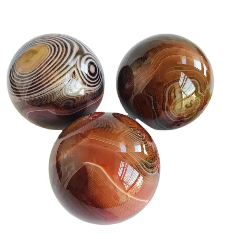 Sale Rare Natural Red Carnelian Agate Ball Sardonyx Quartz Crystal Sphere Healing