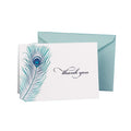 Customized Printing with Licking Glue Envelope pink Gold Stamping Foil Thank You Card