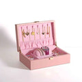 Custom Wooden Jewelry Box Organizer Large Size Jewelry Gift Box Earring Ring Storage Box
