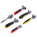 YUHANG 72 Tooth Quick Release Double Head Stubby Ratchet Mini 1/2 3-8 1/4 Inch DIY Grade Carbon Steel 55-60 HRC 1 Year OEM
