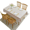Hot Selling Modern Style PVC Tablecloth Waterproof and Washable with Leaf Pattern for Home or Supermarket Use