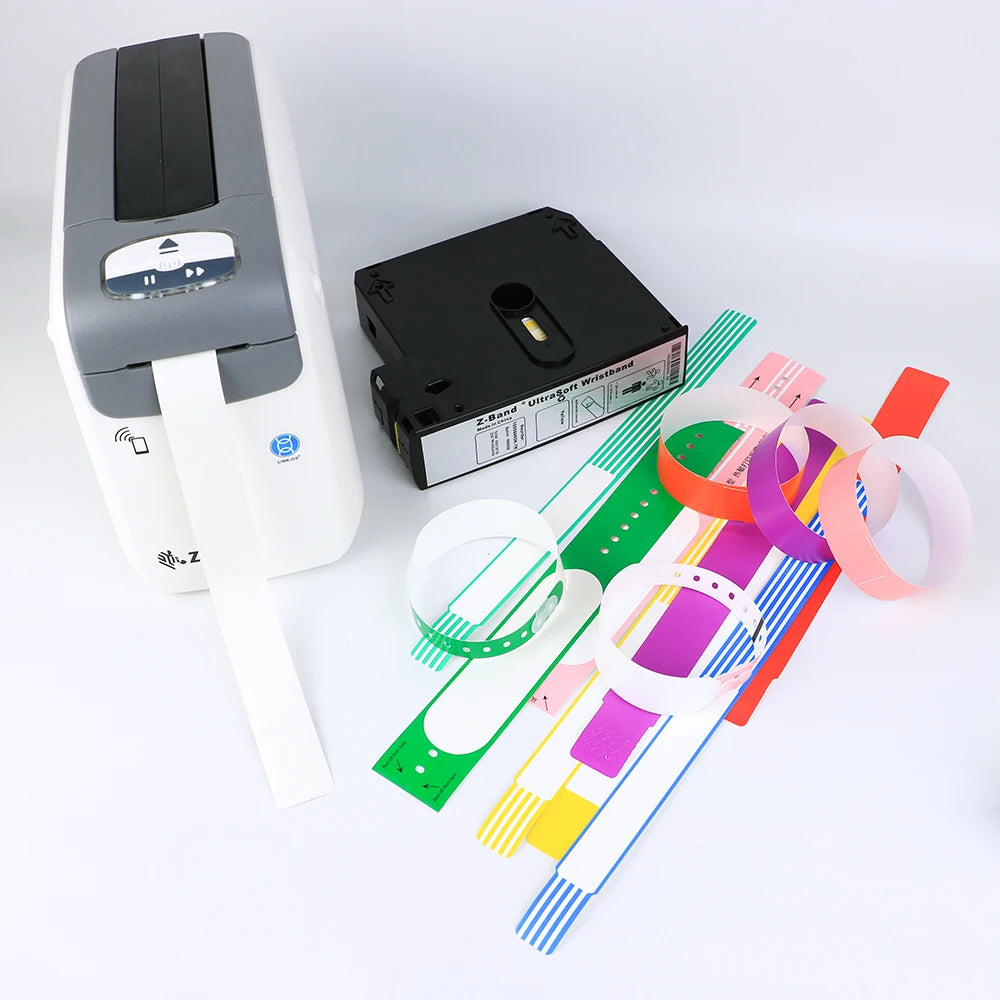Wholesale Factory Cost Hospital Patient Bracelet Plastic Material 1005355-2K Professional ID Wristbands for Zebra HC100 ZD510