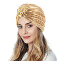 Muslim Hair Jewel Turban Hijab Outdoor Luxury Women Hair Accessories Beauty Bandanas Chemo Hats