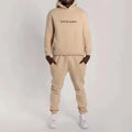 L230718 Custom Tracksuit for Men Fleece Oversized Hoodie Cotton Hood Sweatsuit Men's Jogging Sweat Suits Men's Outerwear Sets