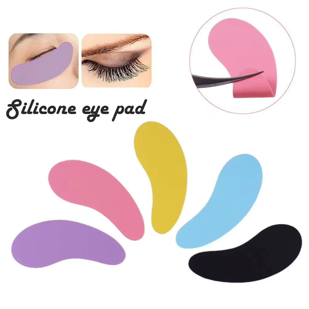 Wholesale Silicone Eye Pads Grafting False Eyelash Firming Eye Patch Multi-color Reusable Moisturizing