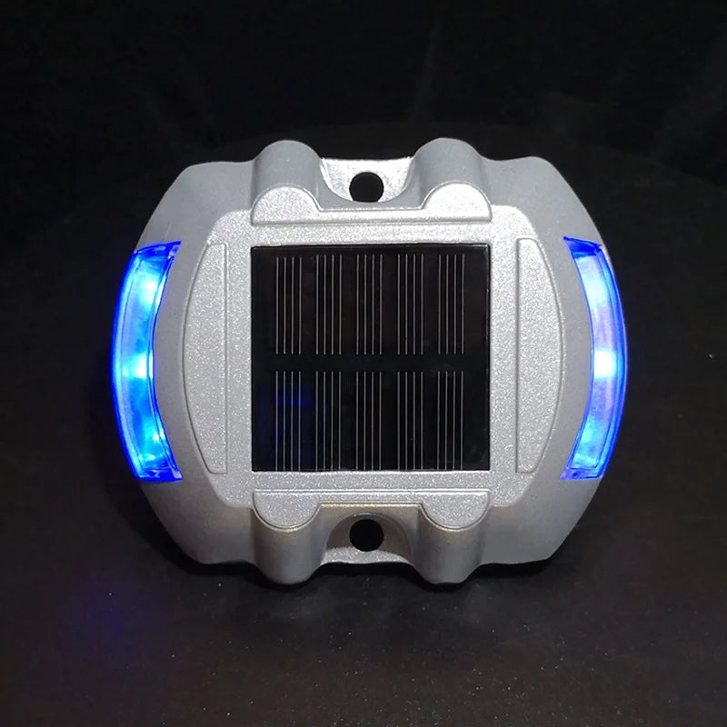 Wireless IP68 Solar Blinker Road Stud Blue LED Garage Light Solar Road Stud