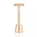 2023 Top Selling High End Butterfly Opening Safety Razors Gold Color Shaver Classic Men't Grooming Tool Best Shaving Razor