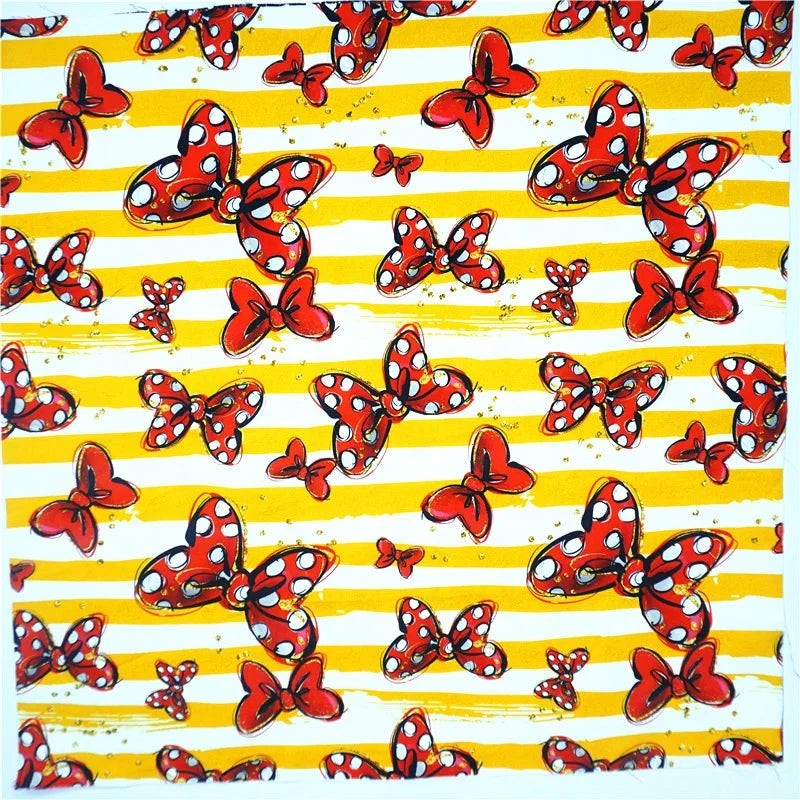 Mango Cute Design 100% Cotton Custom Printing Cotton Woven Fabric Cotton Twill Fabric for Shirts dresses 140~150GSM