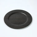 Durable Party Plastic Wood Charger Plates 13 Inch Wedding Wholesale Charger Plate for Wedding Table