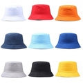 Outdoor Flat Top Wide Brim Sports Visor Travel Fisherman Fashion Summer Cap 100 Cotton Solid Color Designer Foldable Bucket Hats