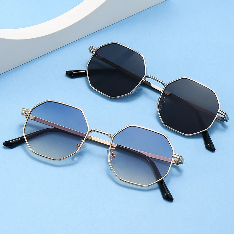 2333 Metal Vintage Men Small Sun Glasses Custom Logo Women Eyewear Manufacturer Trendy Designer Style Sunglasses