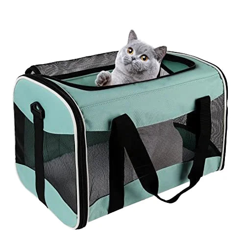 Durable Multifunction Portable Pets Travel Bag Large Capacity Airline Mesh Pet Carrier Fashion Breathable Pet Backpack