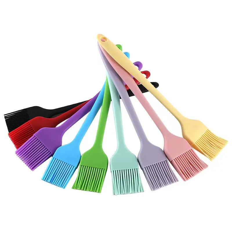 Silicone BBQ Oil Brush Basting Brush DIY Cake Bread Butter Baking Brushes Kitchen Cooking Barbecue Accessories BBQ Tools