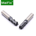 Maifix 4 Flute HRC50 Tungsten Carbide Flat End Mill Stainless Steel Coating Metal Working Milling Cutter