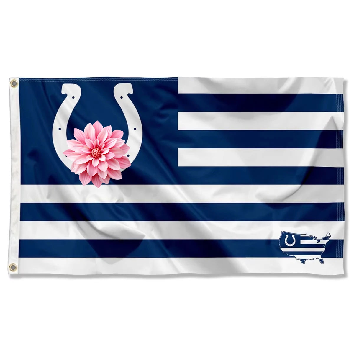 Custom Indianapolis Colts 3x5 ft Promotional Product 100% Polyester Flag with Custom Logo