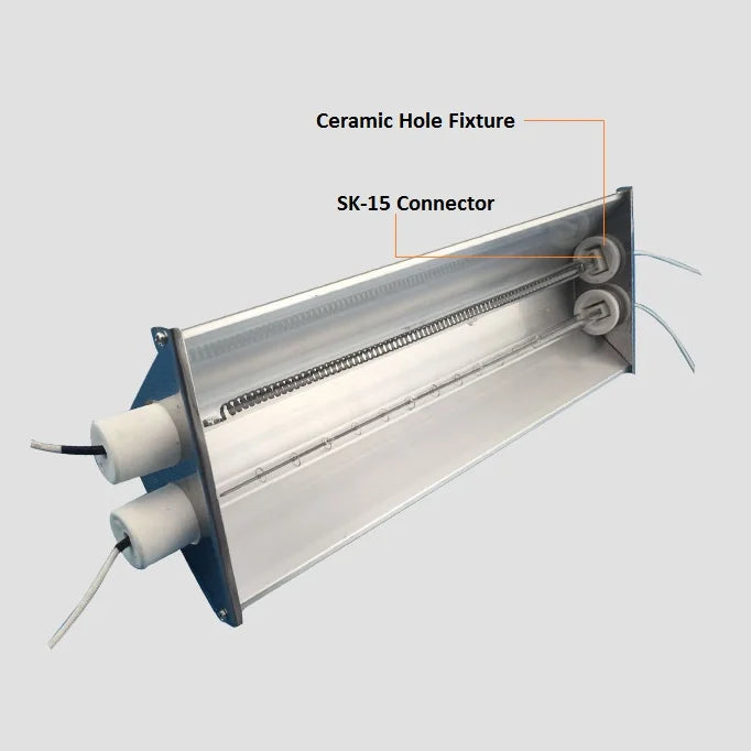 Infrared Aluminum Reflector Heater Lamps Holder Aluminum Reflector