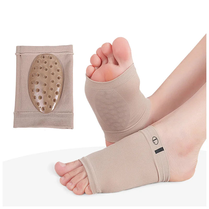 Sports & Comfort Gel Arch Support Sleeve Breathable Plantar Fasciitis Brace Cushioned Metatarsal Pads for Flat Foot Pain Relief