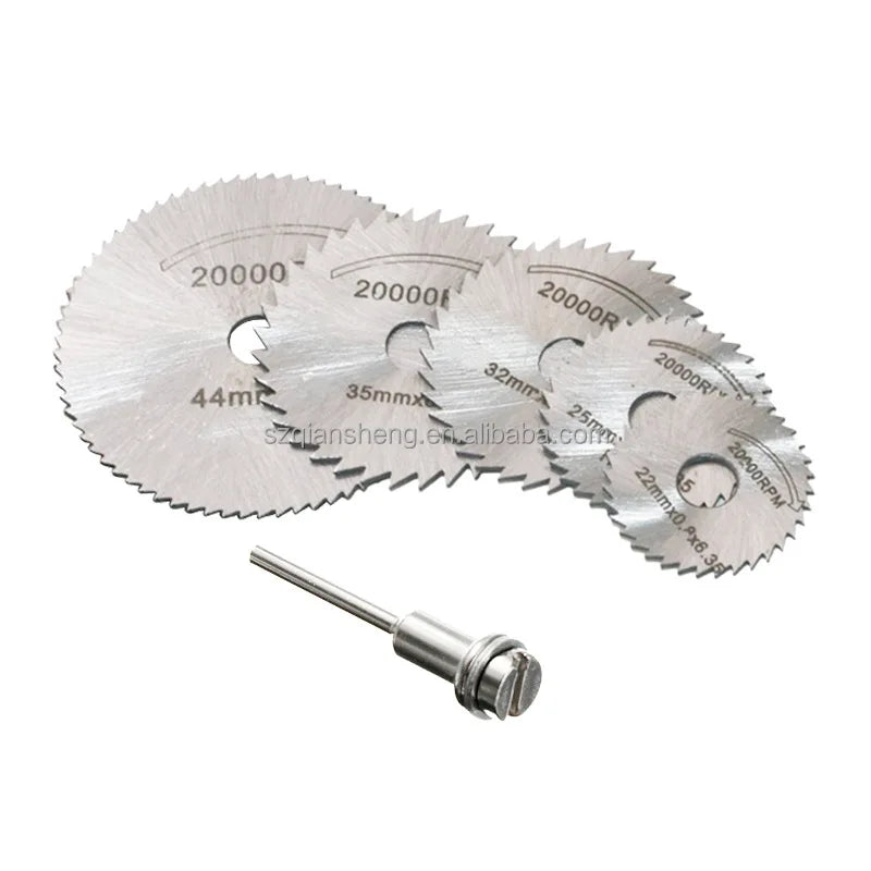 6pcs Mini Circular Saw Blade Electric Grinding Cutting Disc Rotary Tool for Metal Cutter Power Tool Wood Cutting Discs