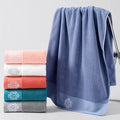 100% Cotton 5 Star Luxury Hotel Bath Towel Sets Embroidered Logo With Highly Absorbent Face Hand Bath Hotel Towel Set
