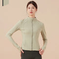 Popular Full Zipper Horse Riding Workout Clothing Slim Fitting Quick Dry Women Long Sleeve Shirt Equestrian Jacket