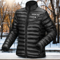 Men's Women's Casual Quilted Rechargeable Battery Heated Jacket Plus Size Far Infrared Waterproof Breathable Zipper Closure