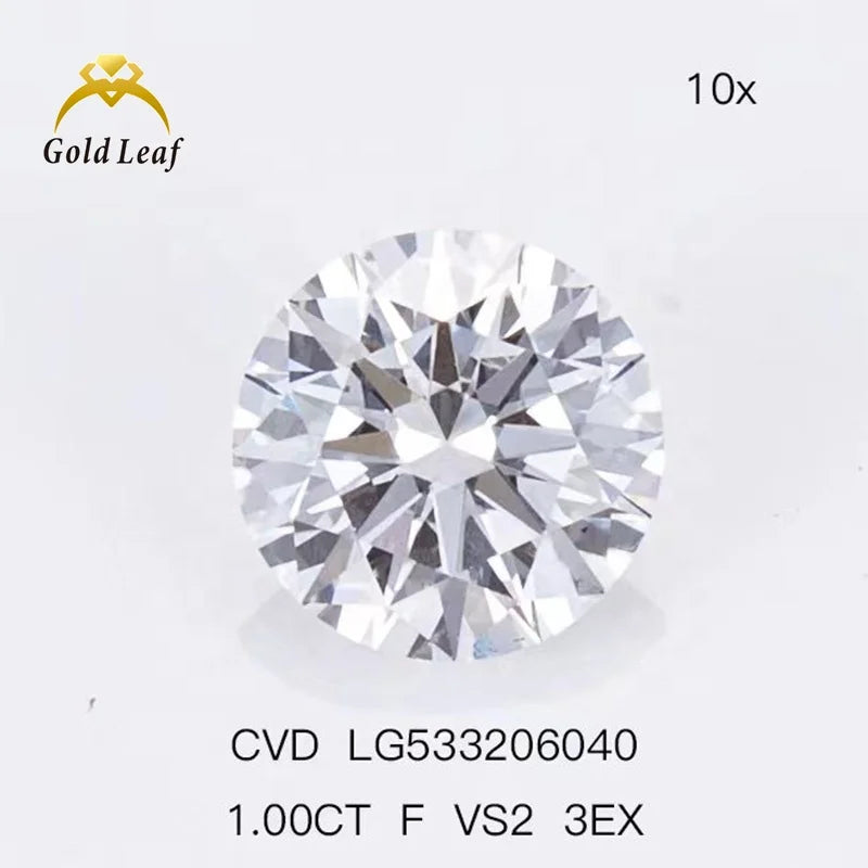 Wholesale Price IGI Certified 1.0CT 1.5CT 2.0CT White D Lab Grown Diamonds HPHT CVD Synthetic Lab Diamond Cut Loose Diamond