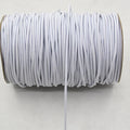 Wholesale 1mm 1.5mm 2mm 2.5mm 3mm Sewing Black White Round Band Rope Earloop Cord Stretch Knit Braided Elastic Cord String