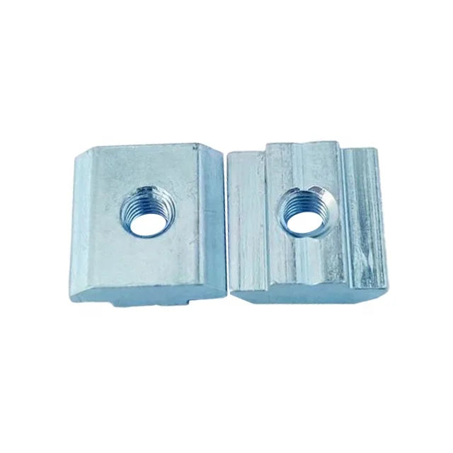 M4 M5 M6 M8 Unique Sliding T-Slot Nuts Carbon Steel T-Nuts Zinc Plated 30 Series Aluminum Profile Galvanized Slide-in T-Nuts
