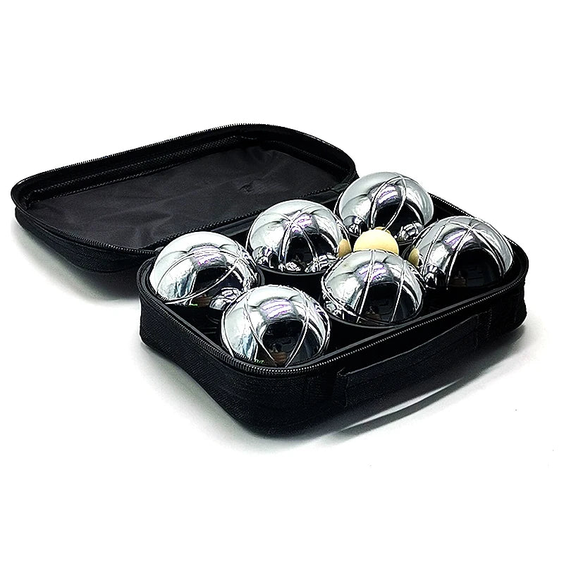 Stainless Steel Petanque Boules Strue Brand Silver Color China Origin Custom Logo EN71 Certified Outdoor Leisure Squash Balls