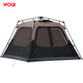 WOQI Outdoor Camping Automatic Pop up Tents with Vestibule Waterproof Tent with Instant Setup in 60 Seconds