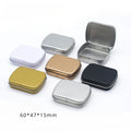 RTS 60*47*15 mm New Style Metal Tin Box Multicolor Hinged Metal Mint Can Chain Box for Packaging Chewing Gum