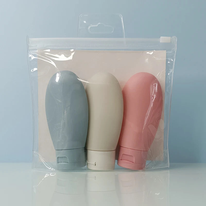 JIETING Toiletry Travel Bottles Kit Set Portable Cosmetic Bottles Travel Set of Leak-proof Travel Bottles
