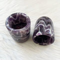 Dream Amethyst Tea Cup Crystal Natural Hand Carved Amethyst Quartz Healing Crystal Cup Coffee for Drinking Water