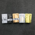 Wholesale Smell Proof Mylar Ziplock Bags Aluminum Foil Custom Stand up Pouch with Window MegaBDM