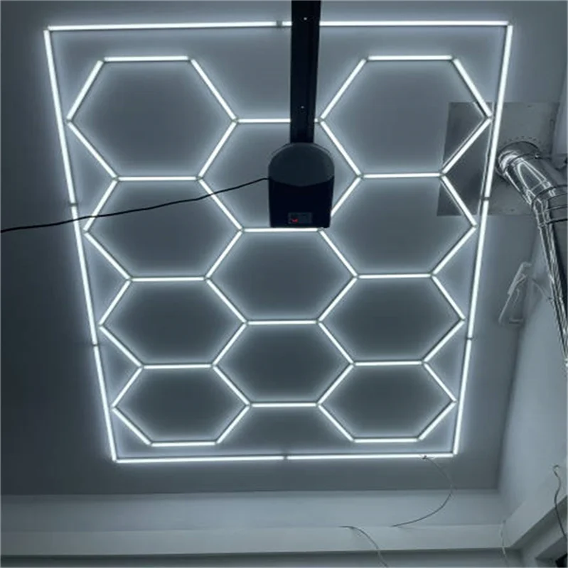 Customizable Energy-Saving COB LED Tube Light for Garages and Workshops Decorative Electric Hexagonal LED Lights