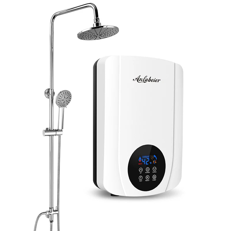 220v Pakistan Kitchen Manufacturing Hot Water Shower with Pressure Pump Electric Boiler