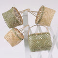 Handcrafted Eco-friendly Bamboo-woven Decorative Wedding Favor Gift Basket