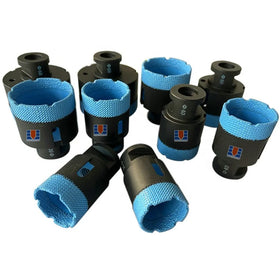In Stock Hot Sale Brazed Diamond Hole Saw Kit Diamond Bit Drill Set Braze High-Quality Diamond Crown for Ceramic Tiles