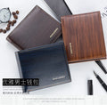 Wholesale Baellerry Men's Luxury Slim Trifold Zipper Wallet Card and Coin PurseFunctional Billetera Cuero