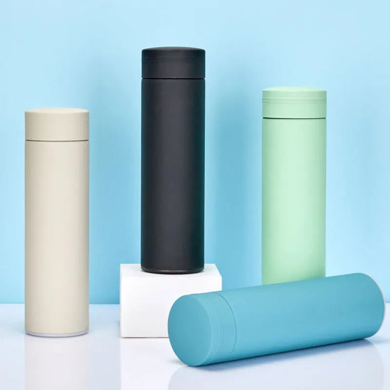 Custom Insulated 500ml Hot Water Bottles Sports Smart Water Bottles Stainless Steel Water Bottle