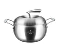 KENGQ Household Thickened Induction Cooker Gas Cooker Soup Pot Stainless Steel Stock Pot