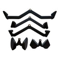 Hot Selling Steel Mag Handle Bar Grips for Gym Weight Lifting Fitness Accessories-Black