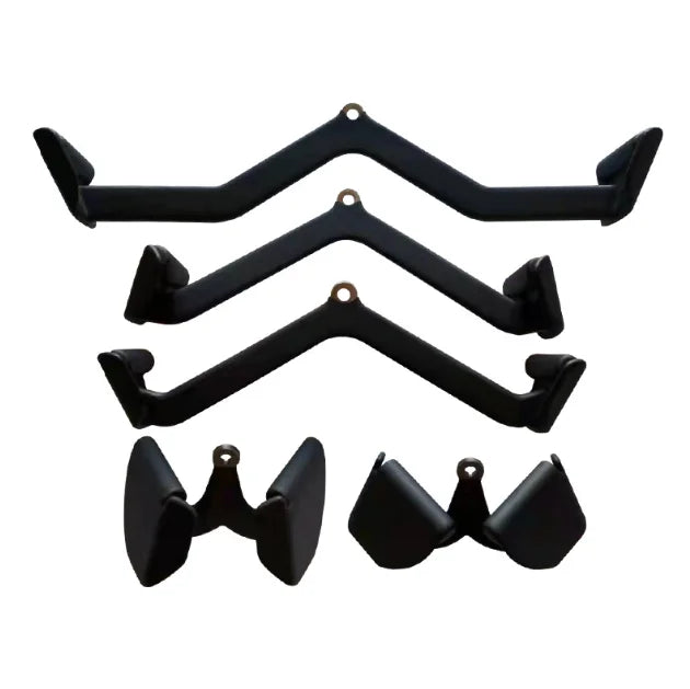 Hot Selling Steel Mag Handle Bar Grips for Gym Weight Lifting Fitness Accessories-Black
