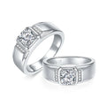 1CT Moissanite Stones DEF VVS Men Rings Moissanite Ring 925 Sterling Silver Moissanite Ring Engagement