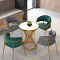 Nordic Dressing Stool Backrest Velvet Manicure Light Luxury Dining Chair Modern Minimalist Coffee Shop Leisure for Home Use